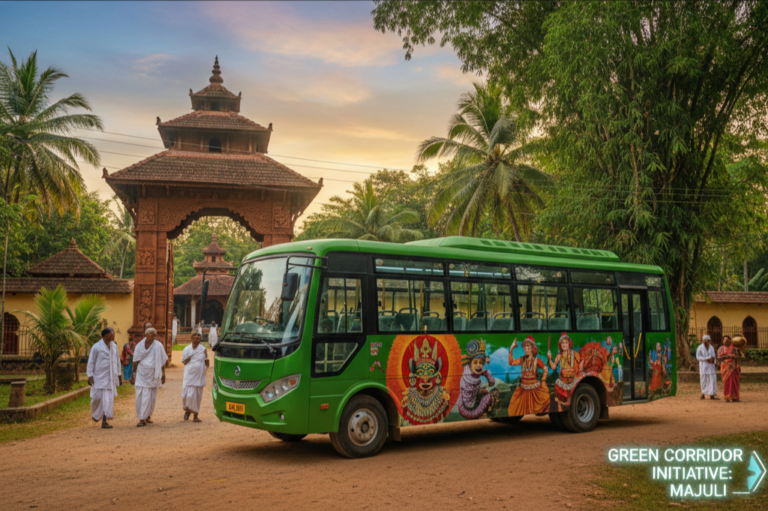 The Green Corridor: Electric Bus Fleet Expands to Majuli and Heritage Circuits Today