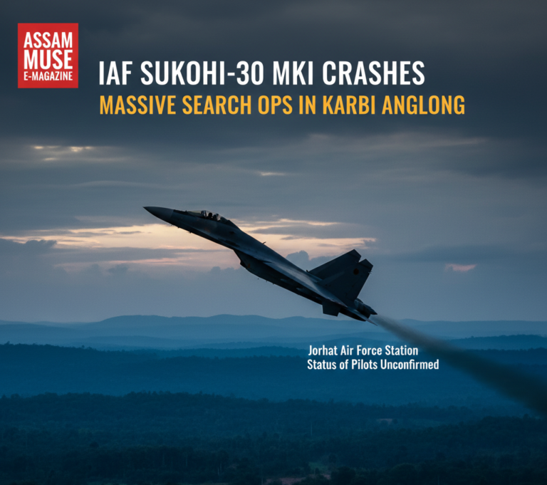 IAF Sukhoi-30 MKI Crashes in Karbi Anglong; Massive Search Ops Near Jorhat