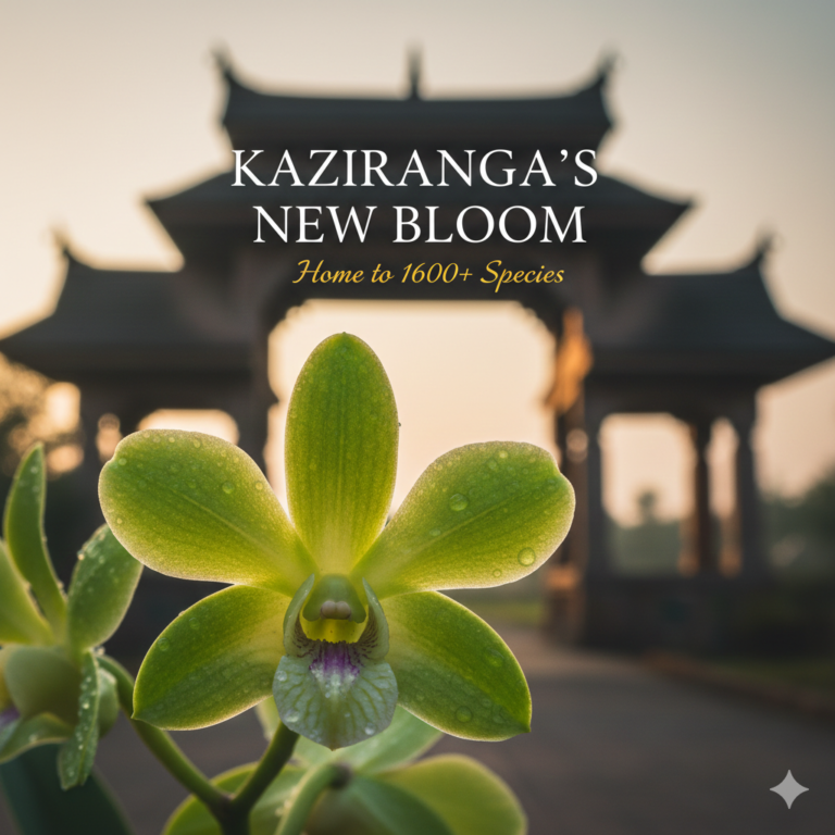 Beyond the Rhino: Kaziranga’s New Orchid Paradise and the Debut of ‘Seujia Kaziranga’